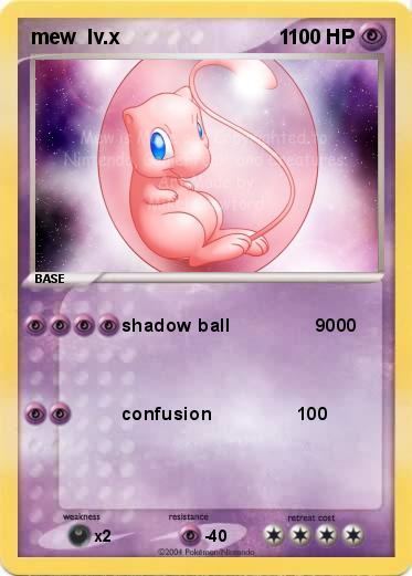 Pokemon mew  lv.x                            1