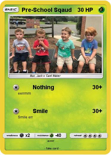 Pokemon Pre-School Sqaud