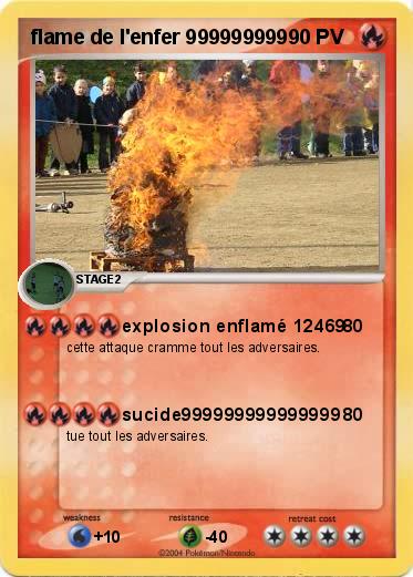 Pokemon flame de l'enfer 999999999