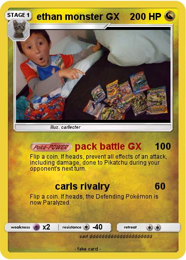 Pokemon ethan monster GX