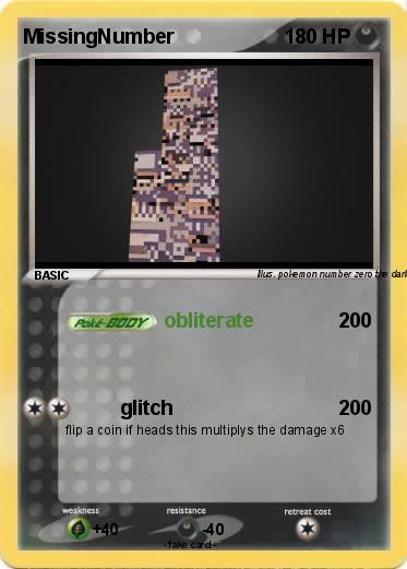 Pokemon MissingNumber