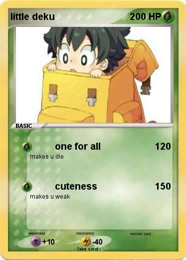 Pokemon little deku