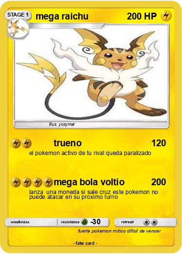 Pokemon mega raichu