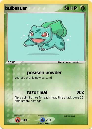 Pokemon bulbasuar