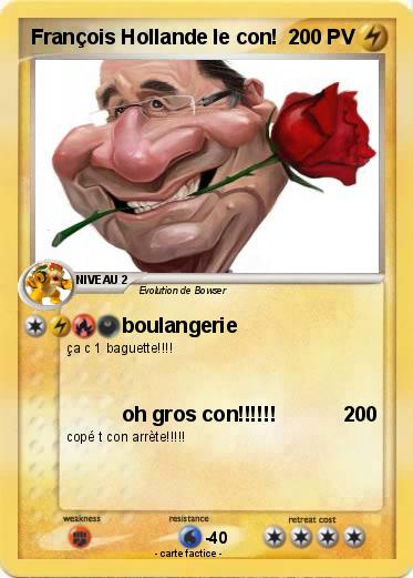 Pokemon François Hollande le con!