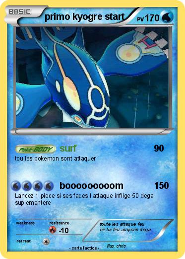 Pokemon primo kyogre start