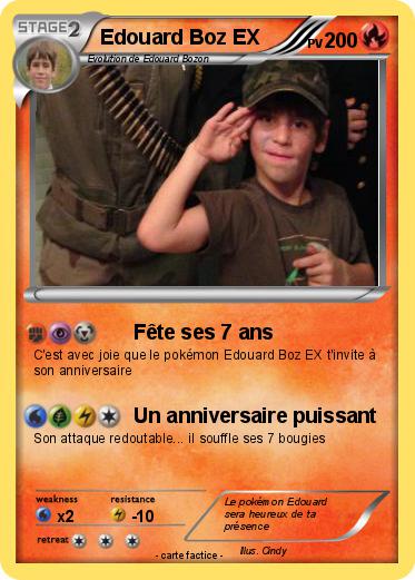 Pokemon Edouard Boz EX
