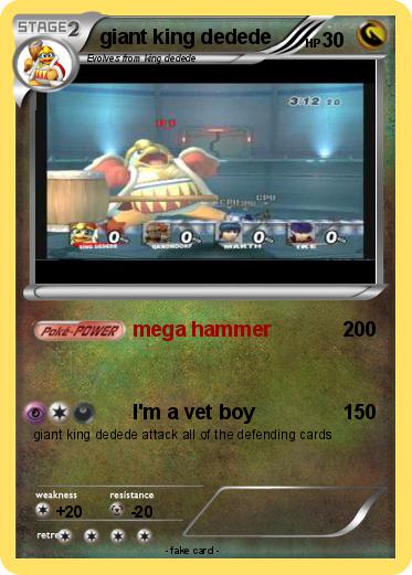 Pokemon giant king dedede