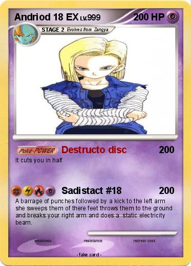 Pokemon Andriod 18 EX