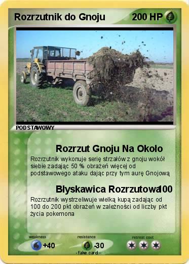 Pokemon Rozrzutnik do Gnoju