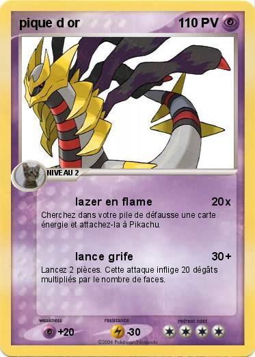 Pokemon pique d or
