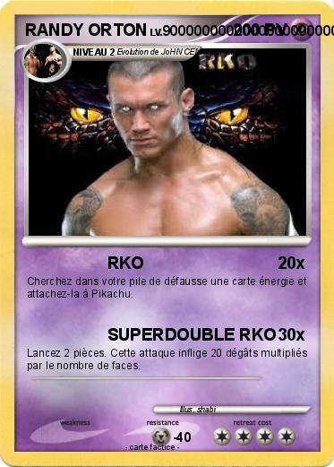 Pokemon RANDY ORTON