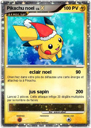 Pokemon Pikachu noel