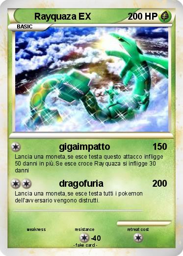 Pokemon Rayquaza EX