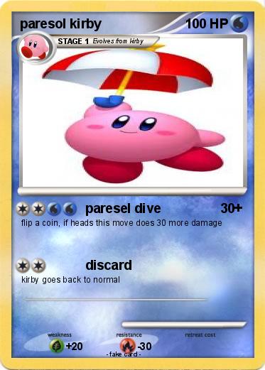 Pokemon paresol kirby