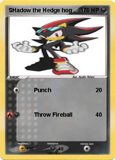 Pokemon SHadow the Hedge hog