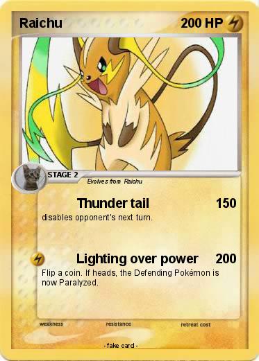 Pokemon Raichu