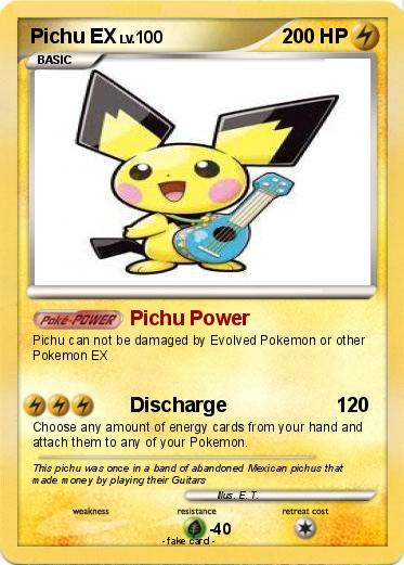 Pokemon Pichu EX
