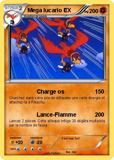 Pokemon Mega lucario EX