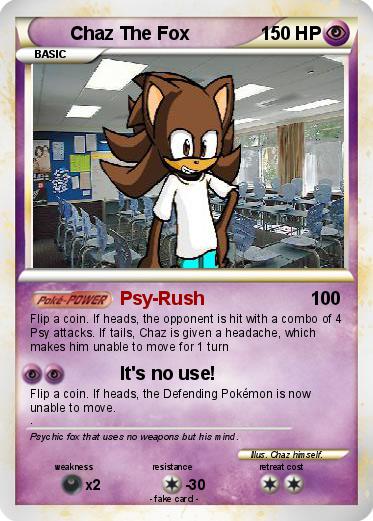 Pokemon Chaz The Fox