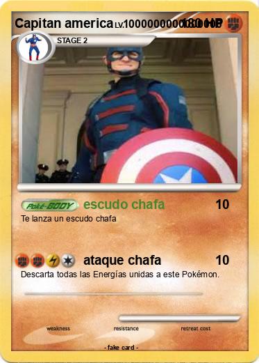 Pokemon Capitan america