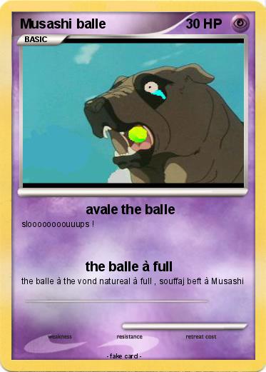 Pokemon Musashi balle