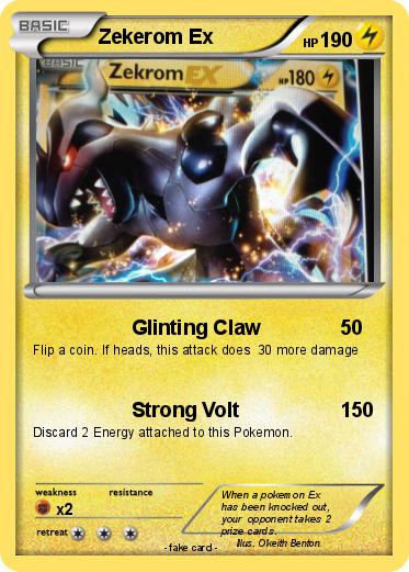 Pokemon Zekerom Ex