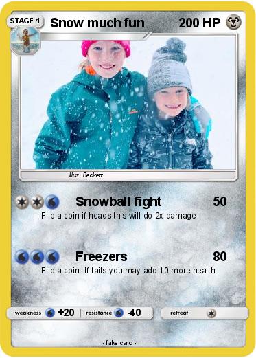 Pokemon Snow much fun