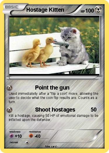 Pokemon Hostage Kitten