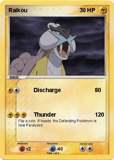 Pokemon Raikou