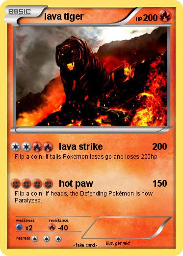 Pokemon lava tiger