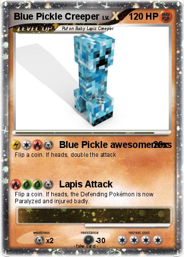 Pokemon Blue Pickle Creeper