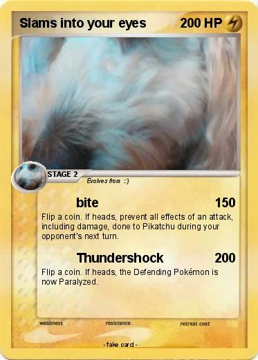Pokemon Slams into your eyes