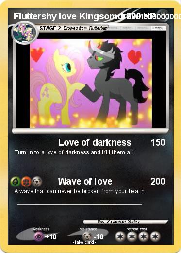 Pokemon Fluttershy love Kingsomdra