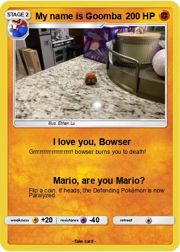 Pokemon My name is Goomba