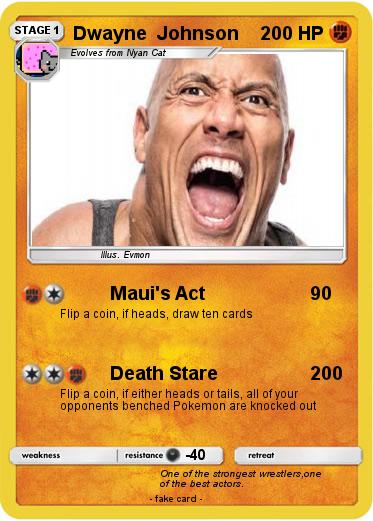 Pokemon Dwayne  Johnson