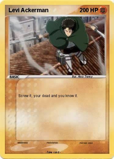 Pokemon Levi Ackerman