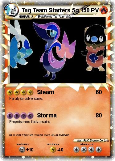 Pokemon Tag Team Starters 5g