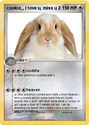 Pokemon cookie,,, i love u, miss u 2