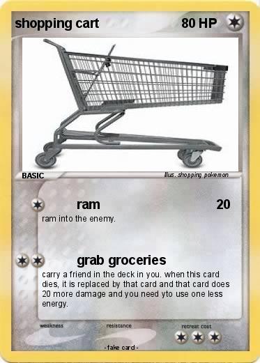 Pokemon shopping cart