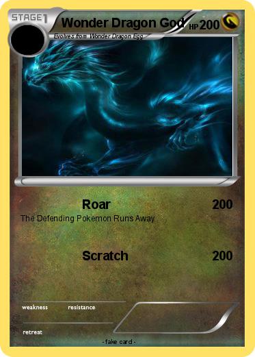 Pokemon Wonder Dragon God