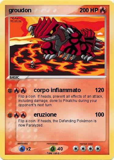 Pokemon groudon