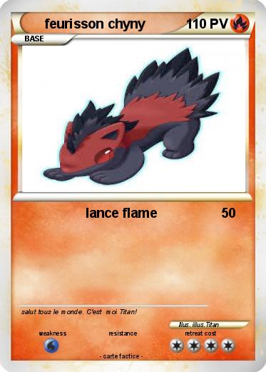 Pokemon feurisson chyny