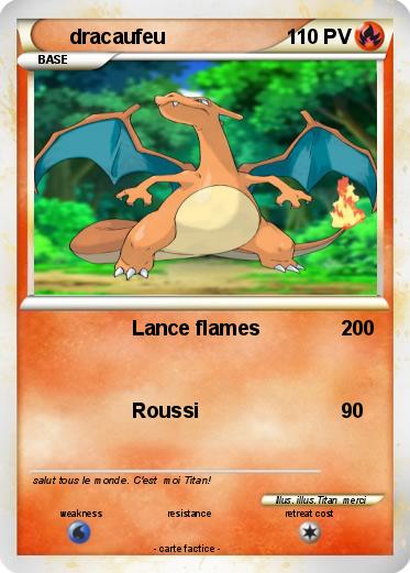 Pokemon dracaufeu