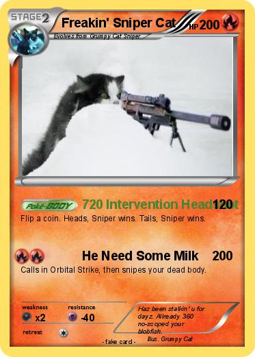 Pokemon Freakin' Sniper Cat
