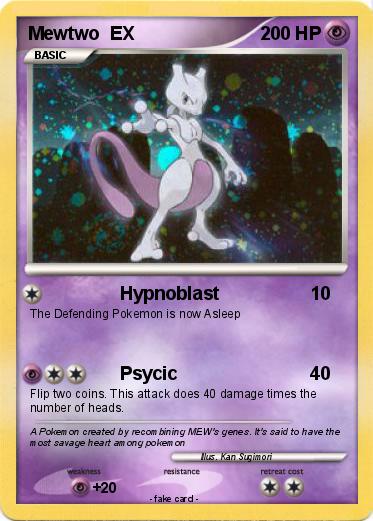 Pokemon Mewtwo  EX