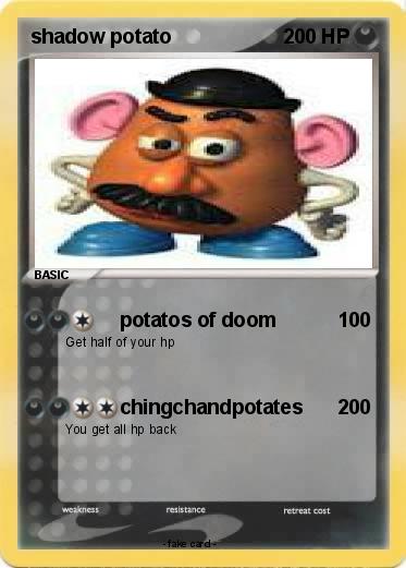 Pokemon shadow potato