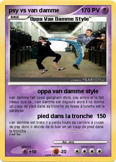 Pokemon psy vs van damme