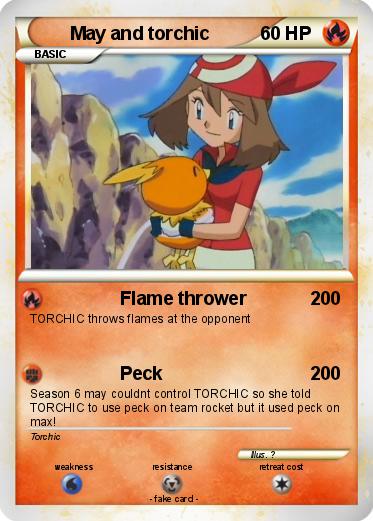 Pokemon May and torchic