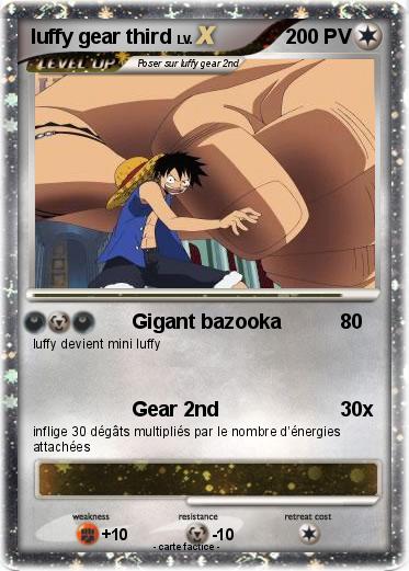 Pokemon luffy gear third